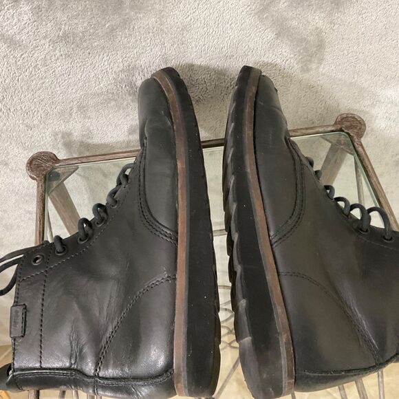 Vans Men's 8.5 High-Top Lace-Up Skater non canvas Boot 500664 Black - Picture 9 of 12